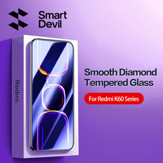 SmartDevil ฟิล์มกระจกนิรภัยกันรอยหน้าจอ กันหล่น เต็มจอ ลายปีศาจปีศาจ สําหรับ Xiaomi Redmi K60