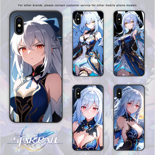 พร้อมส่ง Honkai: Star Rail Jing Liu เคสโทรศัพท์มือถือ กระจกนิรภัย ซิลิโคนนุ่ม ลายไพ่ทาโรต์ สําหรับ