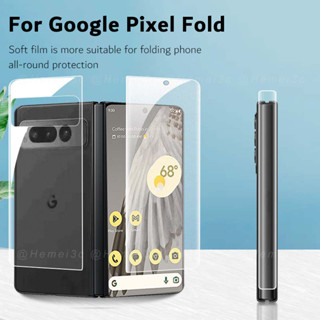 สําหรับ Google Pixel Fold HD / Matte เต็มรูปแบบ ไฮโดรเจล นิ่ม TPU ฟิล์มกันรอยหน้าจอ