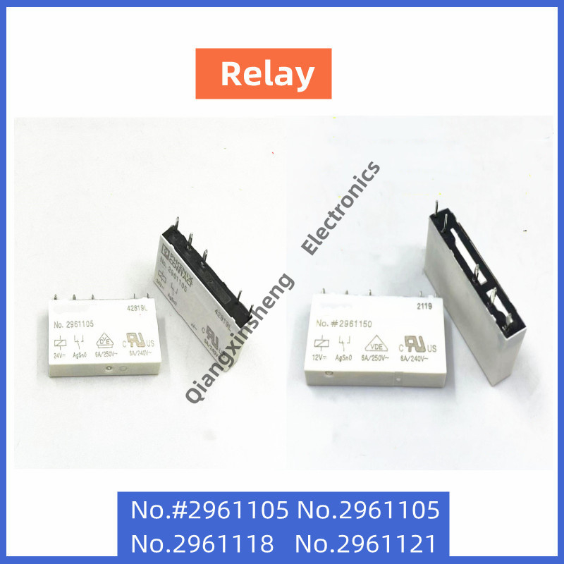 รีเลย์อิเล็กทรอนิกส์ ขนาดเล็ก#2961105 2961105 2961118 2961121รีเลย์ แบบบางพิเศษ