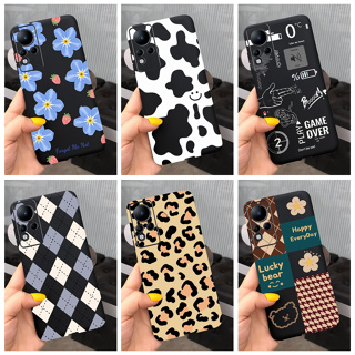 เคสโทรศัพท์มือถือ ซิลิโคนนุ่ม TPU พิมพ์ลายเจลลี่น่ารัก สําหรับ Infinix Note 11 12 4G X663 X663B X663C X663D