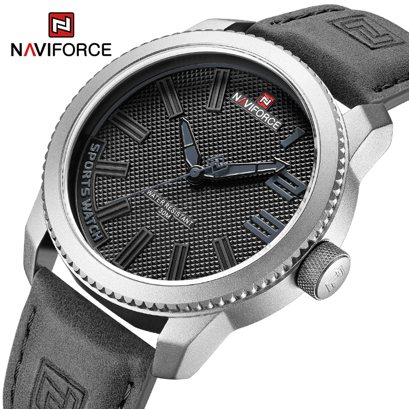 Naviforce 9202L ของแท้ นาฬิกาข้อมือแฟชั่น หรูหรา สไตล์สปอร์ต ทางน้ํา