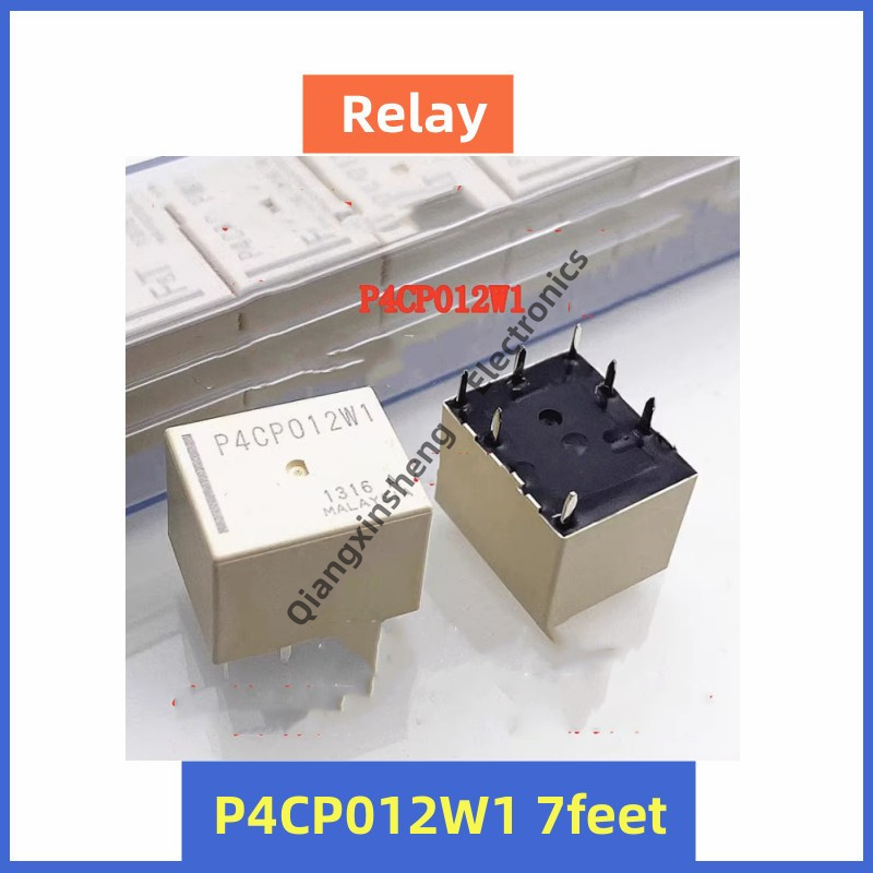รีเลย์อิเล็กทรอนิกส์ ขนาดเล็ก P4CP012W1 7-Pin สําหรับรถยนต์