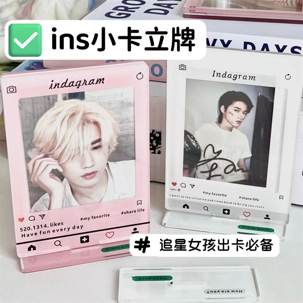 กรอบรูปอะคริลิค รูปโพลารอยด์ ขนาด 10 ซม. แบบสร้างสรรค์ สําหรับตั้งโชว์รูปภาพ