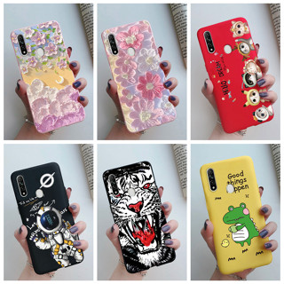 เคส OPPO A31 แฟชั่น ดอกไม้ ลายการ์ตูน ซิลิโคนนิ่ม เจลลี่ เคสโทรศัพท์มือถือ สําหรับ OPPO A31 2020