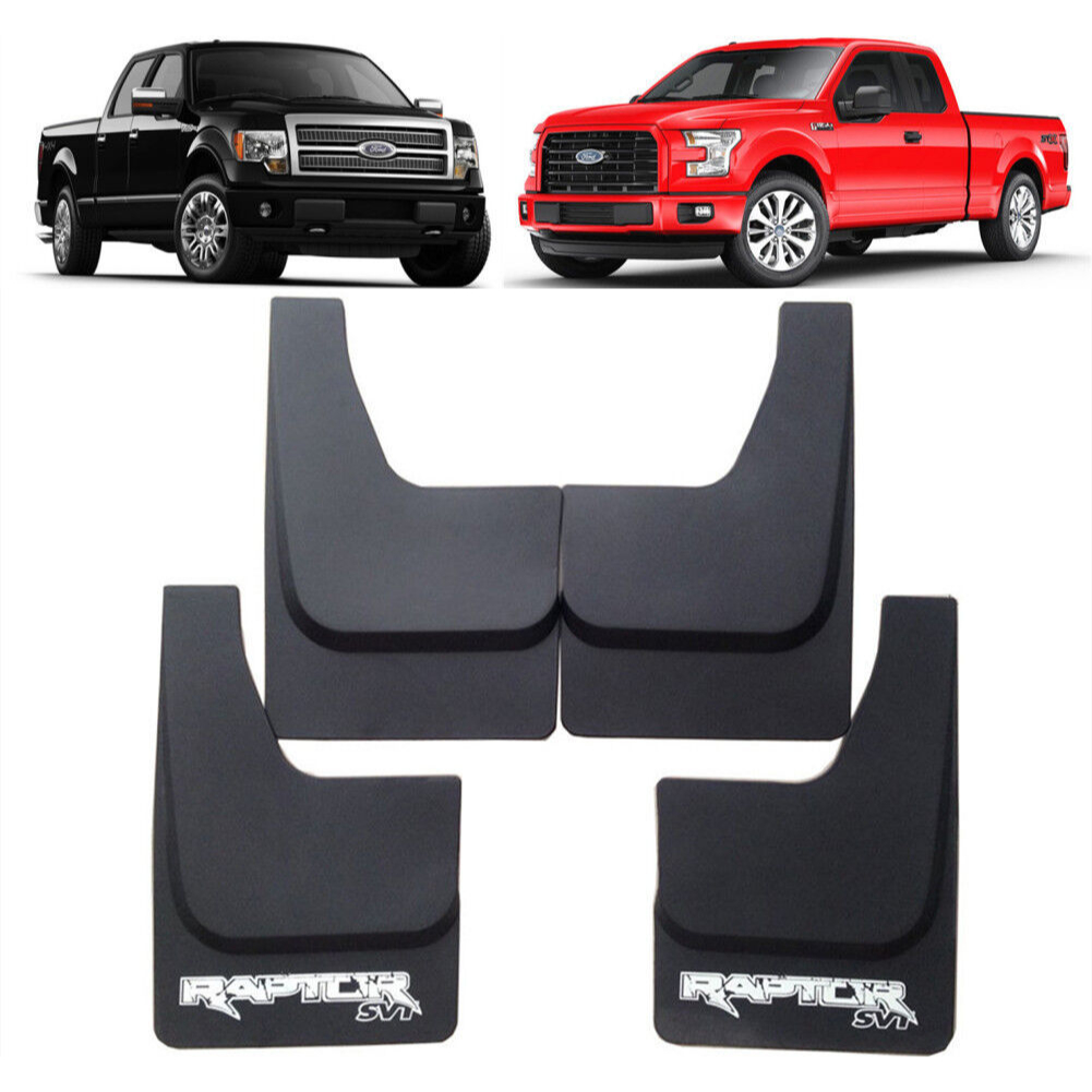 ชุด Splash Guards Mud Flaps FL3Z-16A550 สําหรับ 2005-2023 Ford Raptor F-150