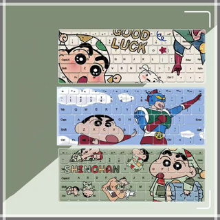 MacBook Keyboard cover For New M2 M1 Air13.3/A2179 A2337 Pro14 A1932 A1466 Cute Crayon Shin-chan cartoon A1708 Reina13 Case M1 Pro13（A2251/A2289/A2338）waterproof Keyboard case