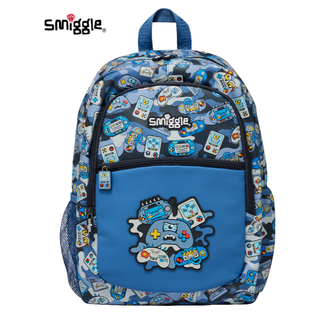 Smiggle กระเป๋าเป้สะพายหลัง ดีไซน์ใหม่ล่าสุด คลาสสิก สําหรับกระเป๋านักเรียนประถม