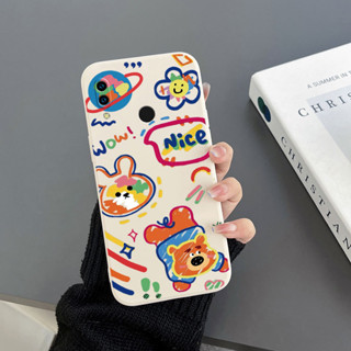 เคสโทรศัพท์มือถือ Tpu ขอบตรง ลายกระต่าย สําหรับ Huawei Nova 3i 5 5 PRO 5i 5i PRO 6 4G