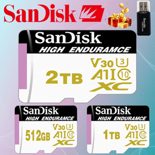 Sandisk การ์ดหน่วยความจํา 512GB 1TB ความเร็วสูง 2TB สําหรับโดรน โทรศัพท์มือถือ วงจรปิด ทีวี บันทึกการขับขี่