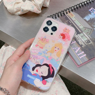 Disney ใหม่ เคสโทรศัพท์มือถือ PC แข็ง ลายการ์ตูนดิสนีย์ Snow White น่ารัก สําหรับ iPhone 14 Pro max case 13 Pro max 12 Pro max 14 Pro 13 Pro 12 Pro 11 12 13 14