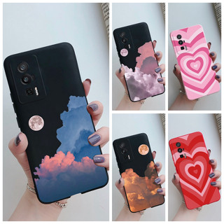 เคสซิลิโคนนิ่ม ลายหัวใจ สีแคนดี้ แฟชั่น สําหรับ Xiaomi Redmi K60 Poco F5 Pro PocoF5 Pro