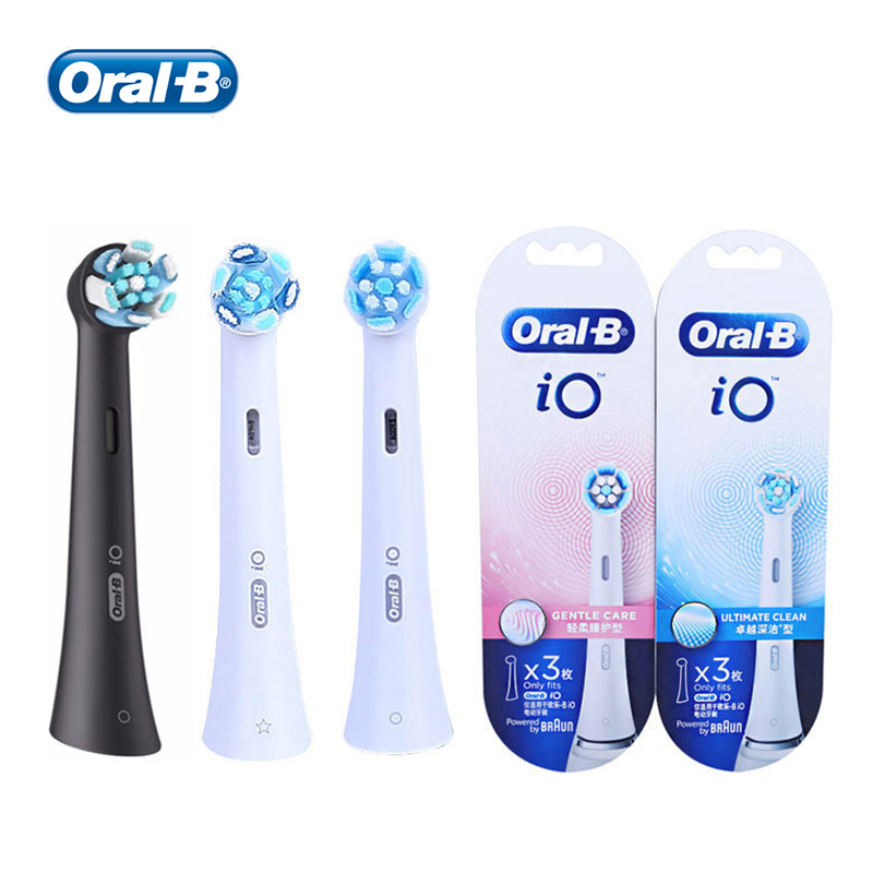 Oral B iO 8 9 หัวแปรงสีฟัน แบบเติม สําหรับ Oral B iO Series ทําความสะอาดล้ําลึก 3 ชิ้น ต่อแพ็ค