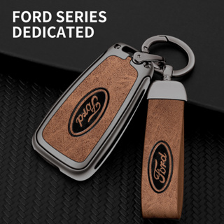 [พร้อมส่ง] เคสกุญแจรถยนต์ โลหะผสมสังกะสี คุณภาพสูง สําหรับ Ford Focus Kuga Mondeo Escort