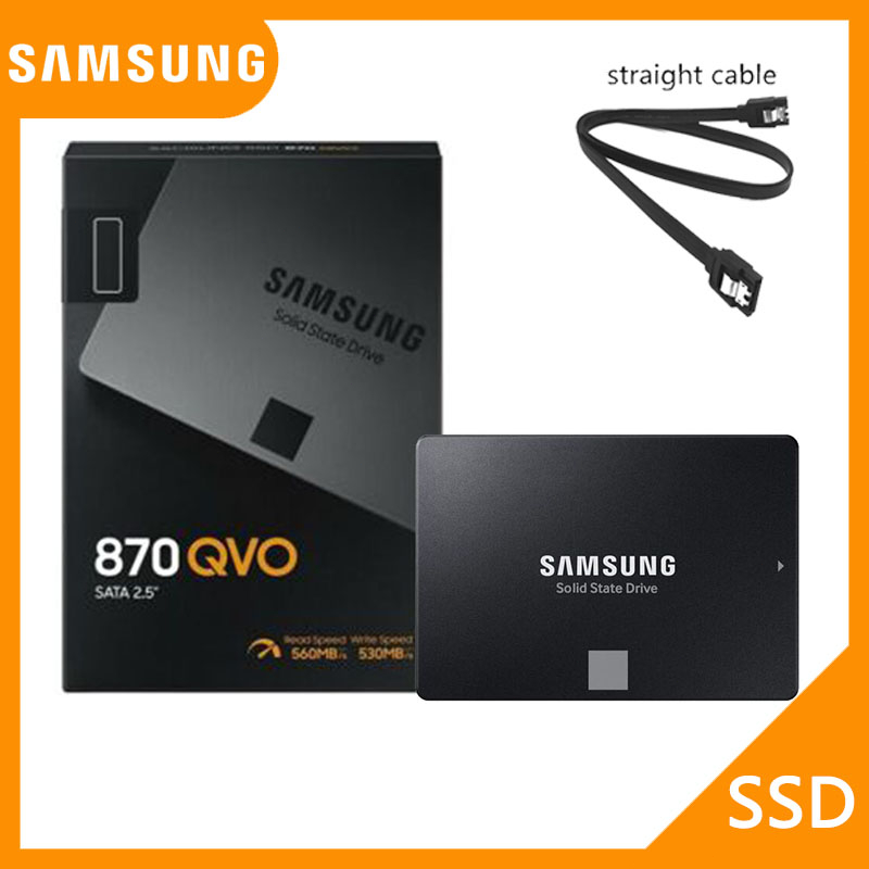 ฮาร์ดไดรฟ์ในตัว 1tb Samsung 870 QVO SSD 512gb 256gb 128gb sata 3 2.5 นิ้ว สําหรับแล็ปท็อป คอมพิวเตอร์