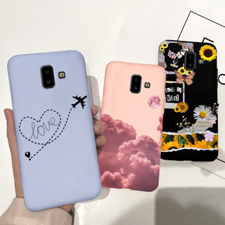 เคสมือถือ เนื้อแมตต์ ลายหัวใจ สําหรับ Samsung Galaxy J6 Plus j 6+ 2018 Samsung SM-J610G/DS j 6Plus