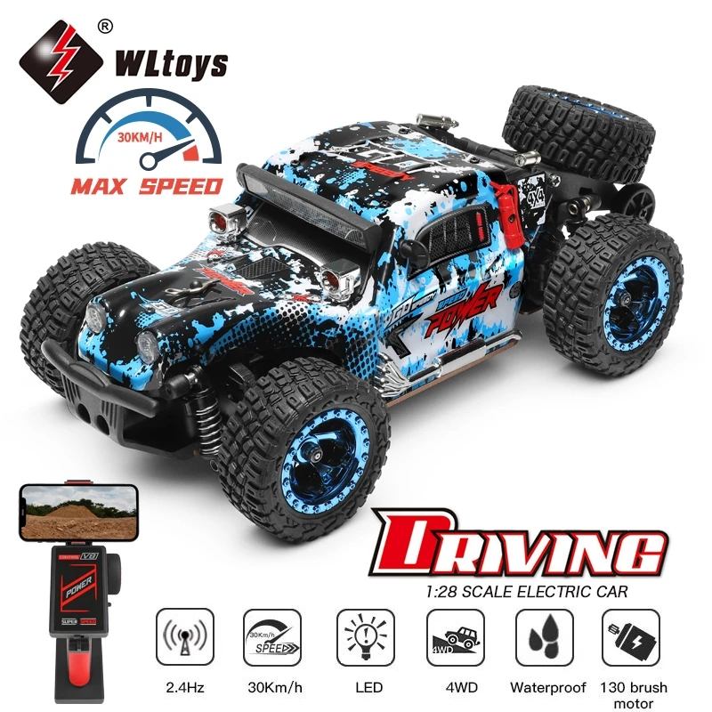 Wltoys 284161 / 284010/ 284161 รถบังคับวิทยุ 1:28 4WD พร้อมไฟ LED 2.4G พร้อมรีโมตคอนโทรล ของเล่นสําห