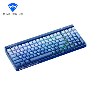 Machenike K600S คีย์บอร์ดเล่นเกม 100 คีย์ มีสาย บลูทูธ 2.4G RGB มีไฟแบ็คไลท์ เปลี่ยนสีได้