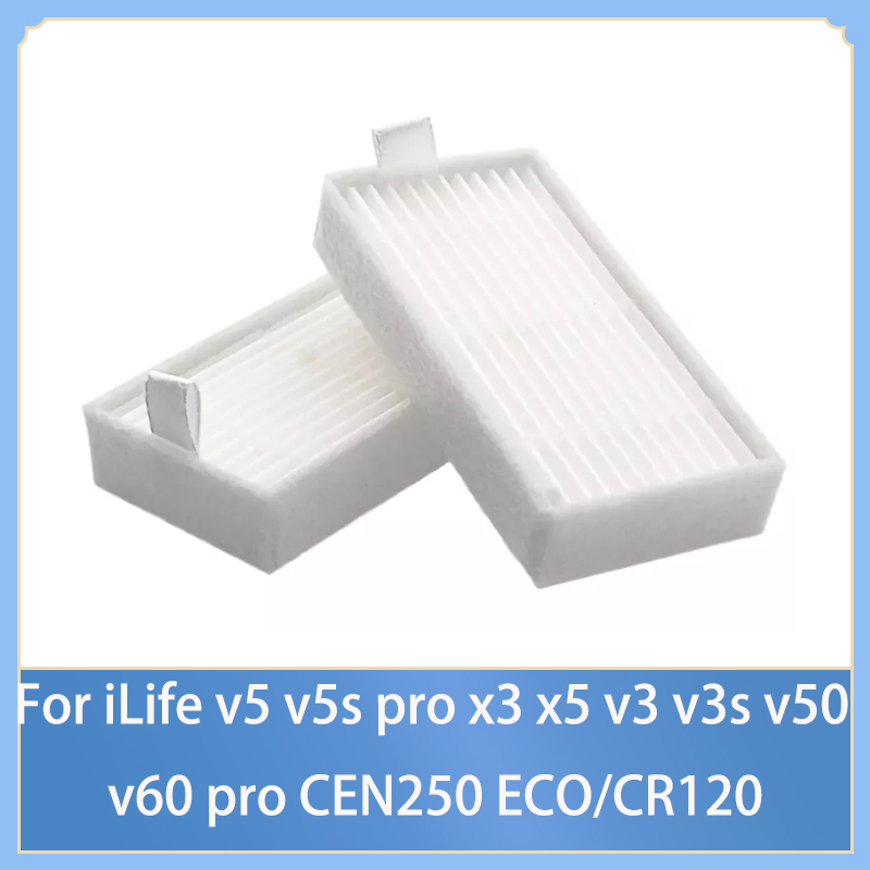 ตัวกรอง HEPA อุปกรณ์เสริมสําหรับ ILIFE v5 v5s V3 V3s v5 pro V50 V55 X5 V60 pro ECO/CR120/CEN250 V2 V