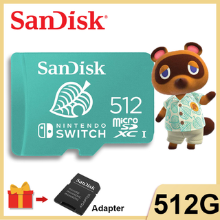 Sandi Nintendo Switch การ์ดหน่วยความจํา Micro SD 512GB 400GB 256GB 128GB