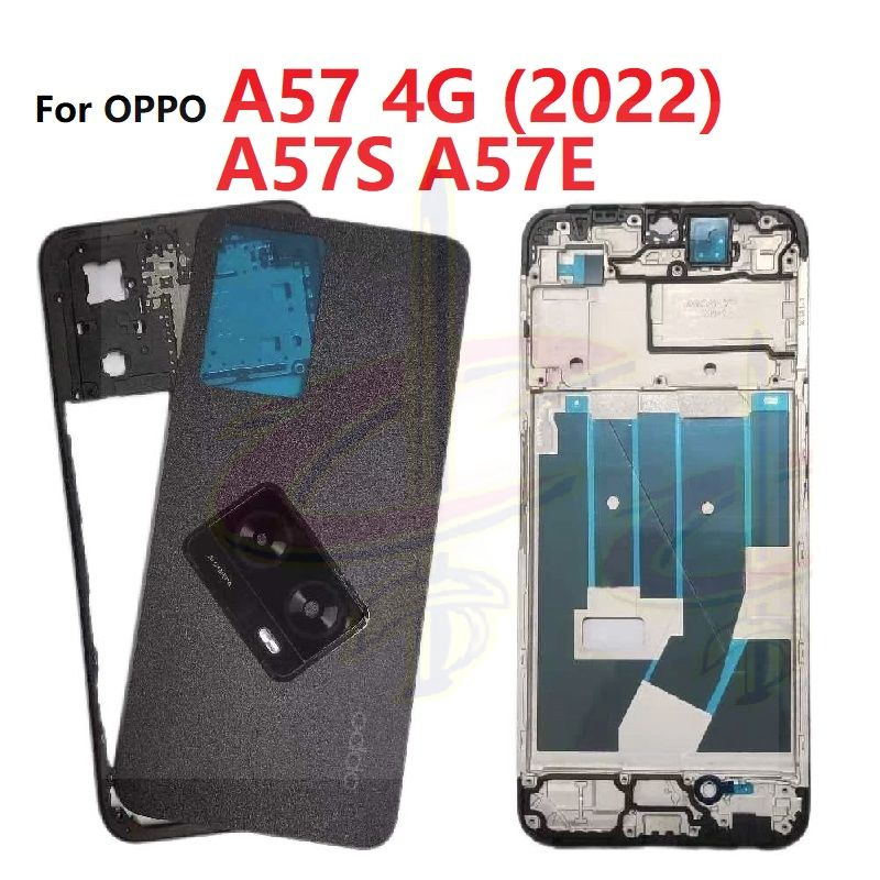 บอดี้ Body ฝาหลัง เคสกลาง กรอบหน้าจอ LCD สําหรับ OPPO A57 4G A57S A57E