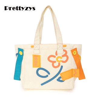 Tote Bag Prettyzys 2023 Korean Large capacity Canvas For Women