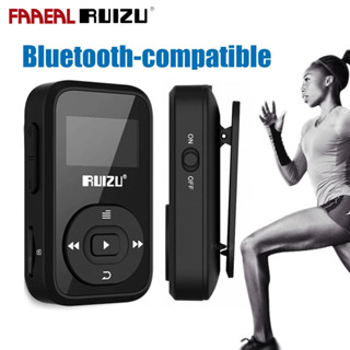 Faaeal RUIZU X26 เครื่องเล่นเพลง MP3 บลูทูธ 8GB แบบพกพา พร้อมวิทยุ FM E-Book รองรับการ์ด TF