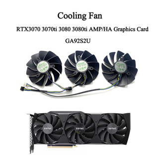 พัดลมระบายความร้อนการ์ดจอ สําหรับ ZOTAC Sotac RTX3070 3070ti 3080 3080ti AMP HA GA92S2U