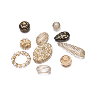 St. kunkka ลูกปัดอะคริลิค ลายดอกไม้ สไตล์เรโทร สําหรับทําเคร…