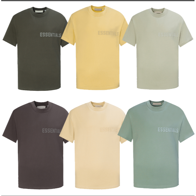 เสื้อยืดแขนสั้น ทรงหลวม ขนาดใหญ่ พิมพ์ลาย FOG Season 9 FEAR OF GOD ESSENTIALS สําหรับผู้ชาย