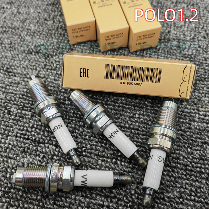 03F905600หัวเทียน Volkswagen 4 ชิ้น (Volkswagen Laser Volkswagen Plug สําหรับ Beetle POLO 1.2 หัวเที