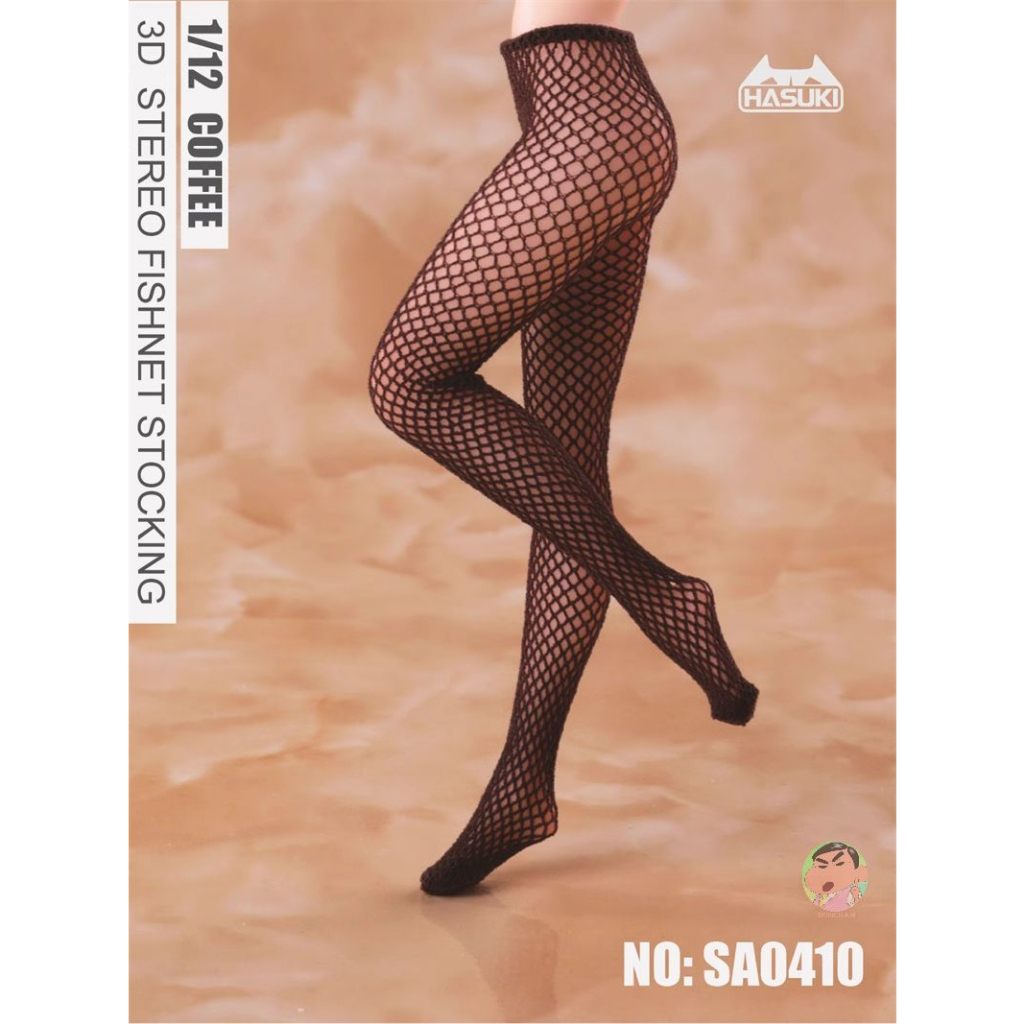 HASUKI Action Figure 1/12 3D shereo fishnet stockings Seamless stockings
