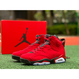 พร้อมส่ง Air Jordan 6 Retro "Toro" Bull Red รองเท้าวิ่ง รองเท้าบาสเก็ตบอล สําหรับผู้ชาย AJ6 CT8529-600 2023