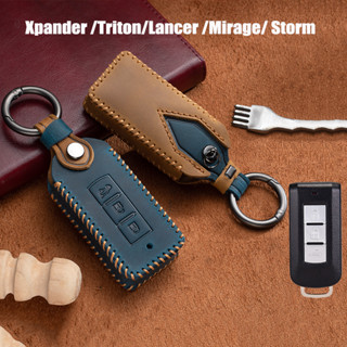 ปลอกกุญแจ Mitsubishi Xpander Triton เคสกุญแจรถยนต์ Lancer Mirage Storm ASX 2021 ปลอกกุญแจรถยนต์