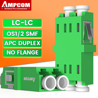 Ampcom อะแดปเตอร์ไฟเบอร์ออปติคอล LC เป็น LC OS1 OS2 OM1 OM2 OM3 OM4 OM5 SMF MMF ตัวเมีย เป็นตัวเมีย APC UPC