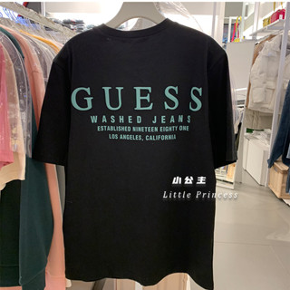 Guess เสื้อยืดแขนสั้น อเนกประสงค์ สไตล์สตรีท คลาสสิก แฟชั่นใหม่ สําหรับผู้ชาย และผู้หญิง