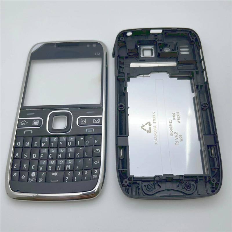 เคสโทรศัพท์มือถือ พร้อมปุ่มกดภาษาอังกฤษ สําหรับ Nokia E72