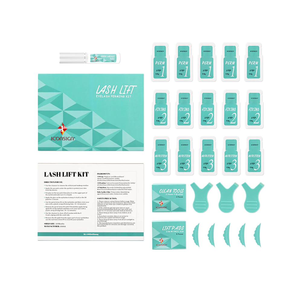 ICONSIGN Lash Lift Kit ซองชุด Eyelash Growth Lashes Perm Kit Eyelashes Lifting ชุดเครื่องมือ