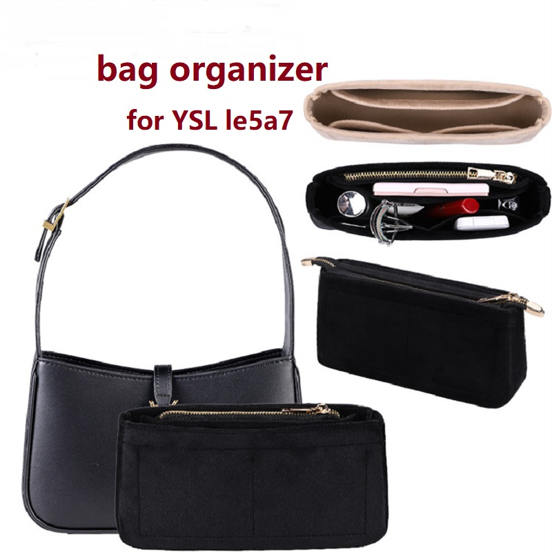 【นุ่มและเบา】ที่จัดระเบียบกระเป๋า for YSL le5a7 hobo bag organiser ที่จัดกระเป๋า in bag ที่จัดทรง organizer insert