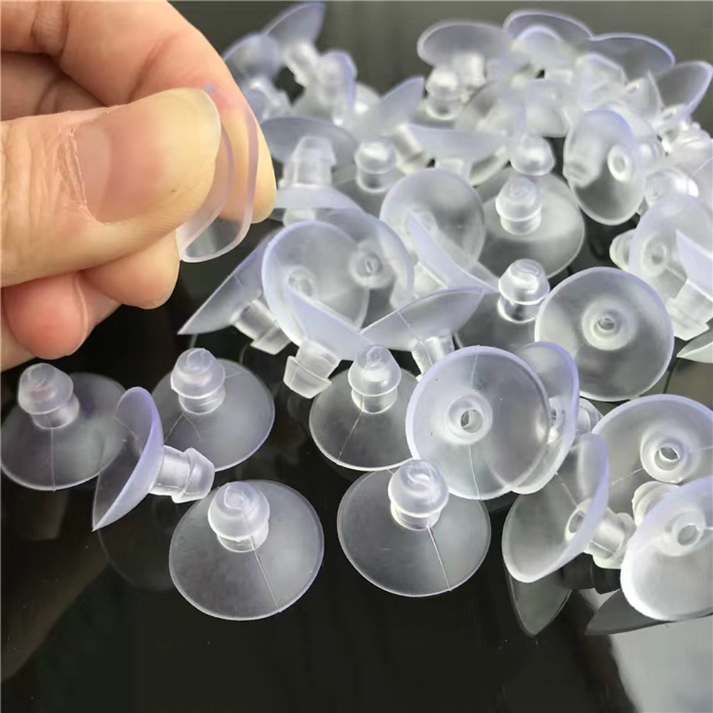 10 ชิ้น Clear Sucker ดูดถ้วยสูญญากาศที่แข็งแกร่งโปร่งใส Soft Pad ตารางแก้วเคาน์เตอร์ลื่นปะเก็นคงที่สําหรับเส้นผ่านศูนย์กลาง 18 ~ 30 มม.
