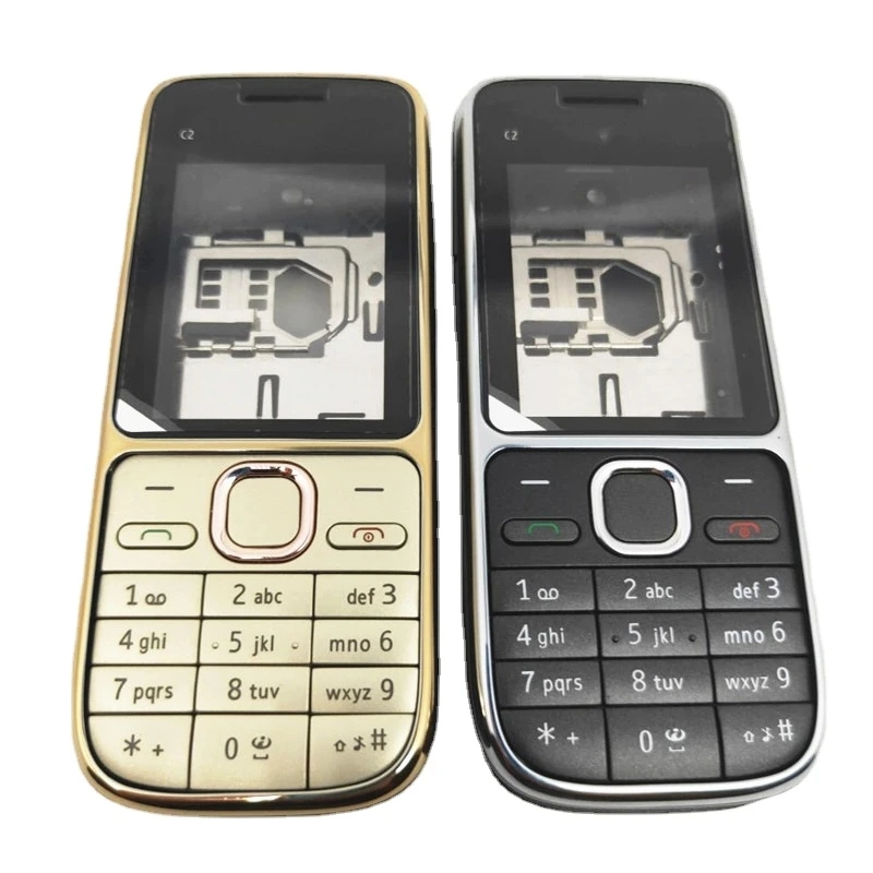 ฝาครอบแบตเตอรี่ พร้อมปุ่มกดภาษาอังกฤษ สําหรับ Nokia C2-01