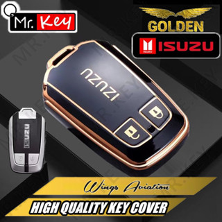 【Mr.Key】เคสกุญแจรีโมตรถยนต์ Tpu แบบนิ่ม สําหรับ Isuzu New MU-7 MU-X X Series F-Series DMAX X-Terrain Bison Crosswind Pickup Truck AsAccess