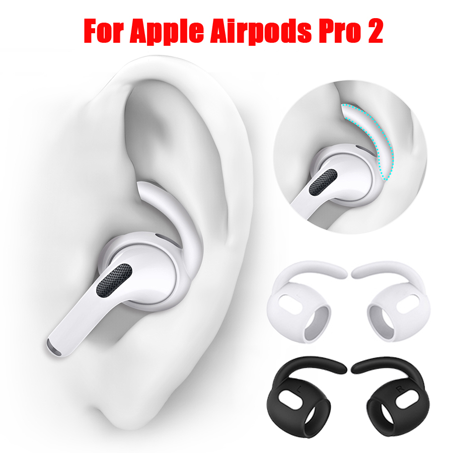 สําหรับ 2022 AirPods Pro 2 ซิลิโคนหู Hook Anti-Slip หูฟังฝาครอบเคล็ดลับที่ถอดออกได้หมวก Hearphone Protector สําหรับ Apple Airpods Pro