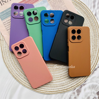 เคสโทรศัพท์ซิลิโคน TPU แบบนิ่ม เนื้อแมตต์ ป้องกันกล้อง สีสันสดใส สําหรับ Honor X8A