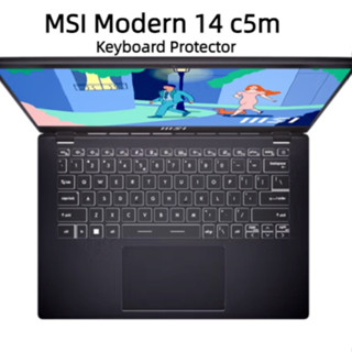 แผ่น TPU ป้องกันคีย์บอร์ด สไตล์โมเดิร์น สําหรับ MSI Modern 14 c5m 14 C11M