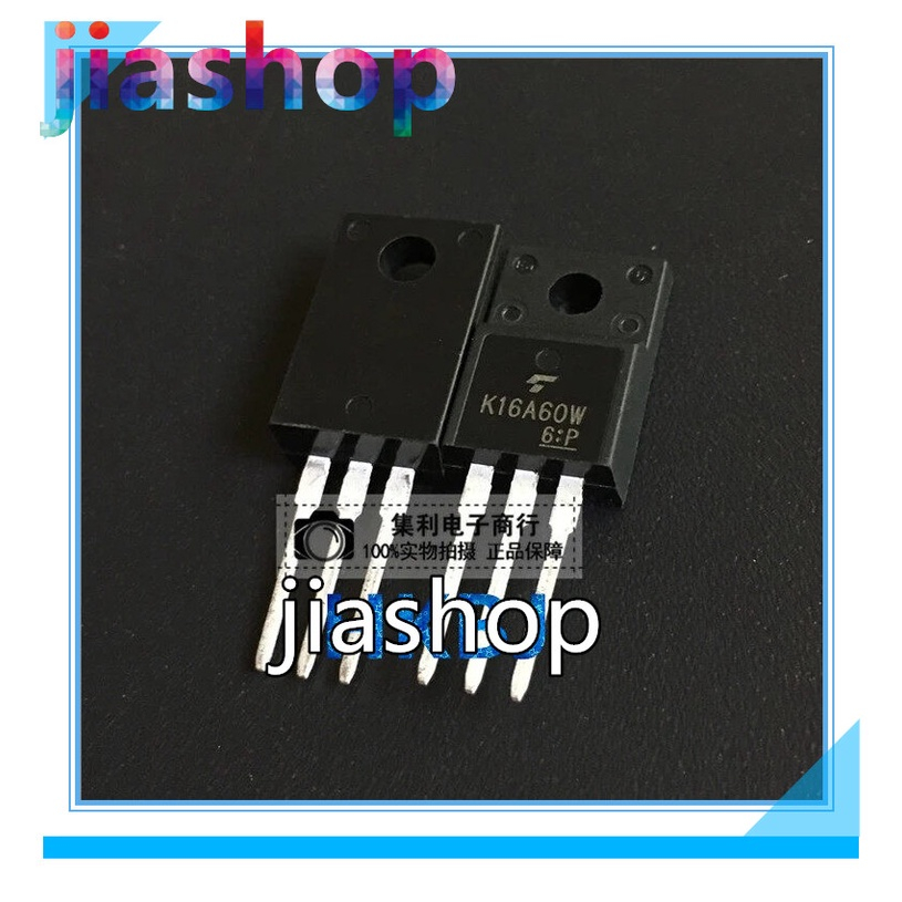 2 ชิ้น K16A60W TO-220 TK16A60W TO-220F 16A/600V MOSFET ทรานซิสเตอร์ใหม่