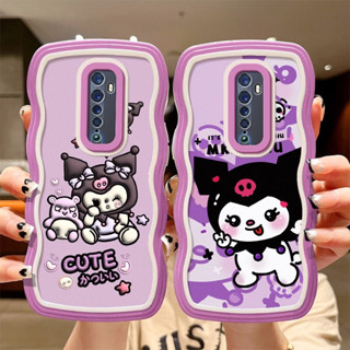 เคส OPPO Reno2 Reno2F สีม่วง การ์ตูนน่ารัก เคส OPPO Reno A9 2020 A5 2020