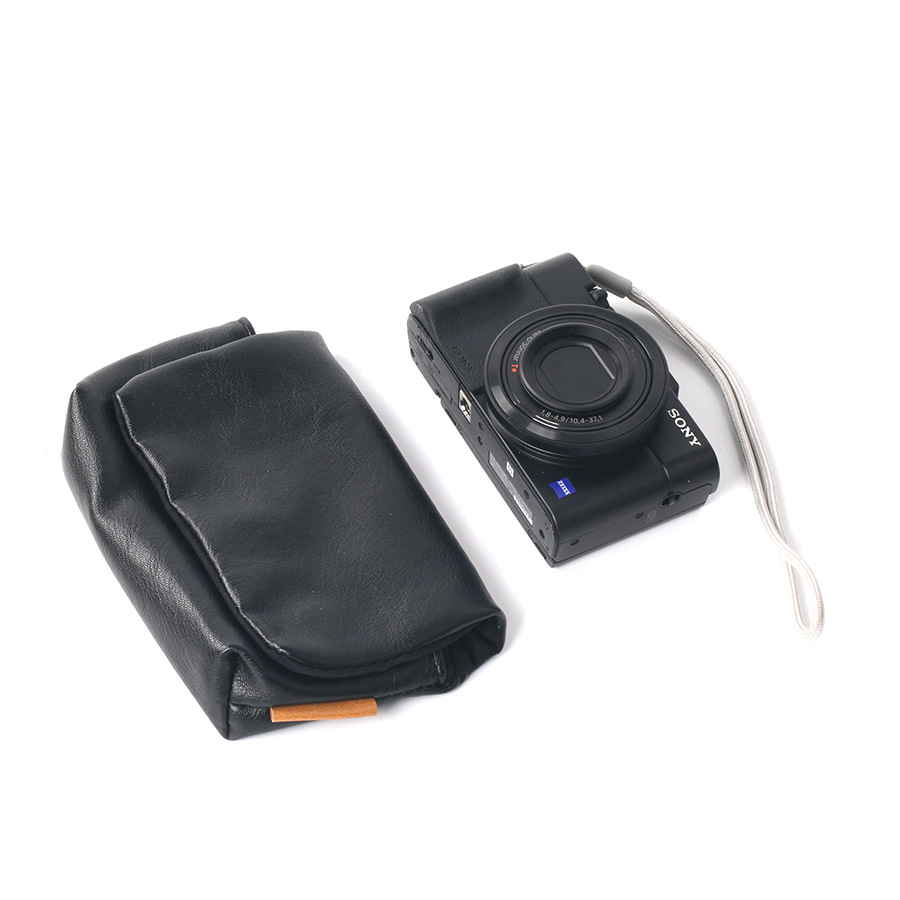 หนัง PU กล้องนุ่มสําหรับ SONY ZV-1 ZV1 DSC-RX100 RX100 Mark VII VI V IV III II I M7 M6 M4 M3 HX99 HX