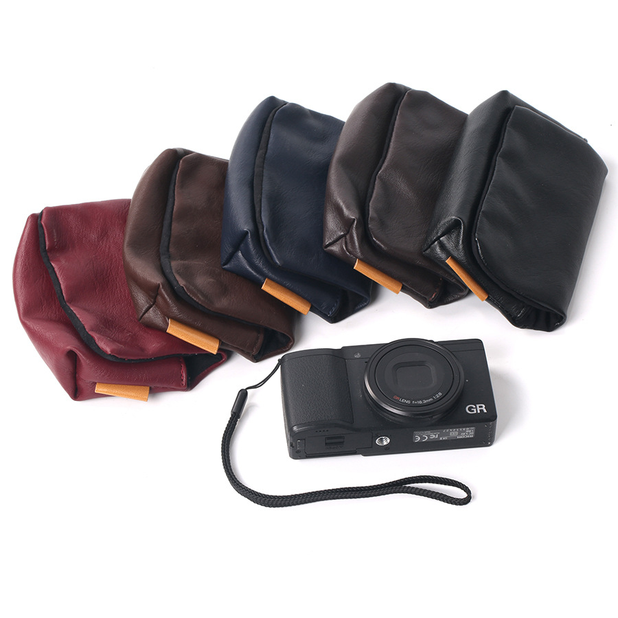 กระเป๋ากล้องหนัง PU นุ่มสําหรับ Canon Powershot G7X G9X Mark II III G7XIII SX740 SX730 SX720 SX710 SX700 SX620 SX610