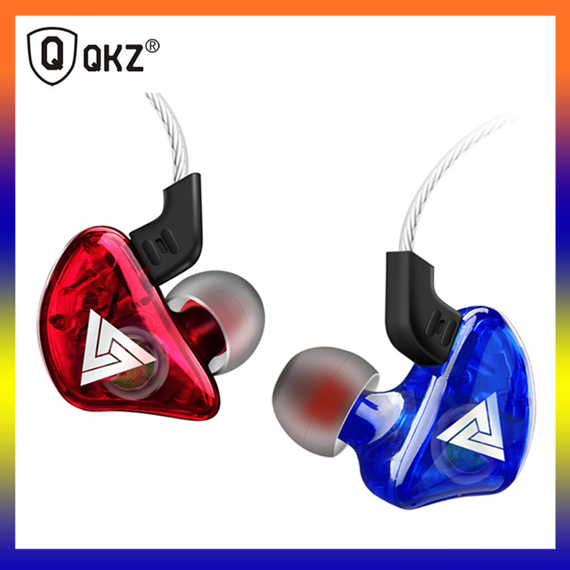 Qkz CK5 หูฟังอินเอียร์แบบมีสายหูฟังเอียร์บัดสำหรับเล่นกีฬาพร้อมไมโครโฟน